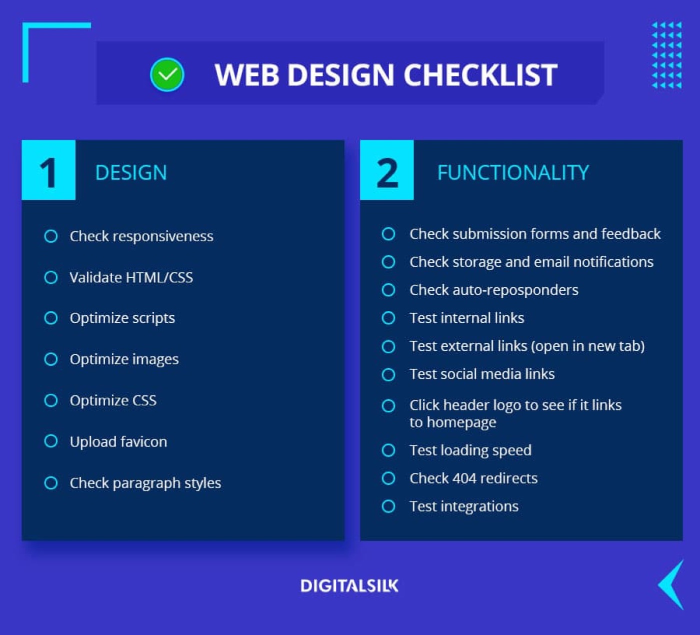checklist for business owners for web design