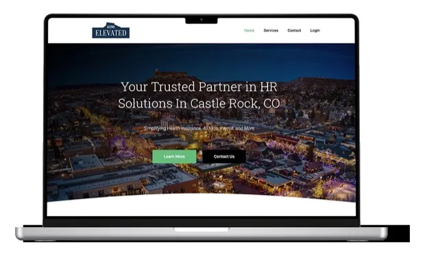 Bookkeeping website built for a Colorado business