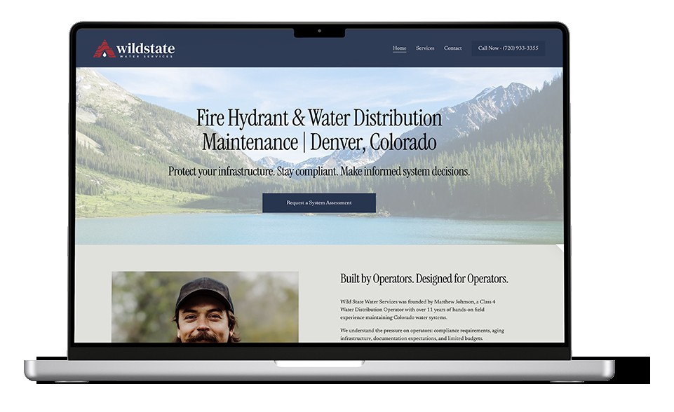 A Denver water services company website
