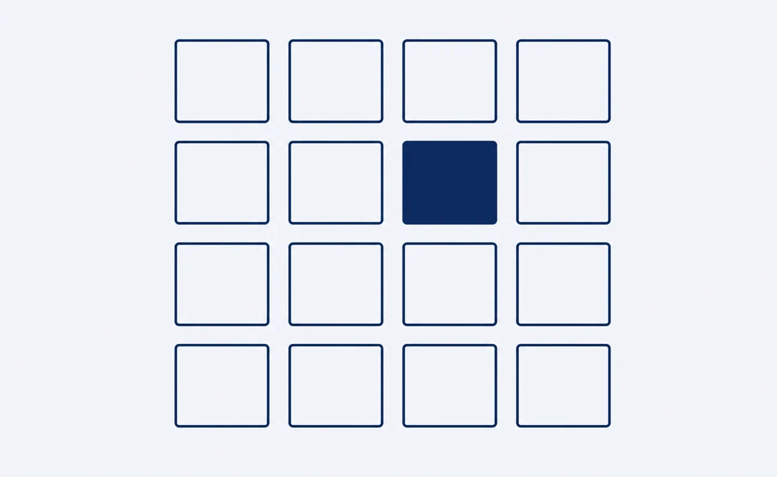 Many ad variations with a single winner emerging, shown as an illustration